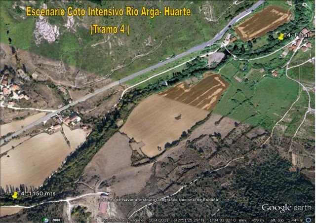 Escenario Coto Intensivo de Río Arga- Huarte